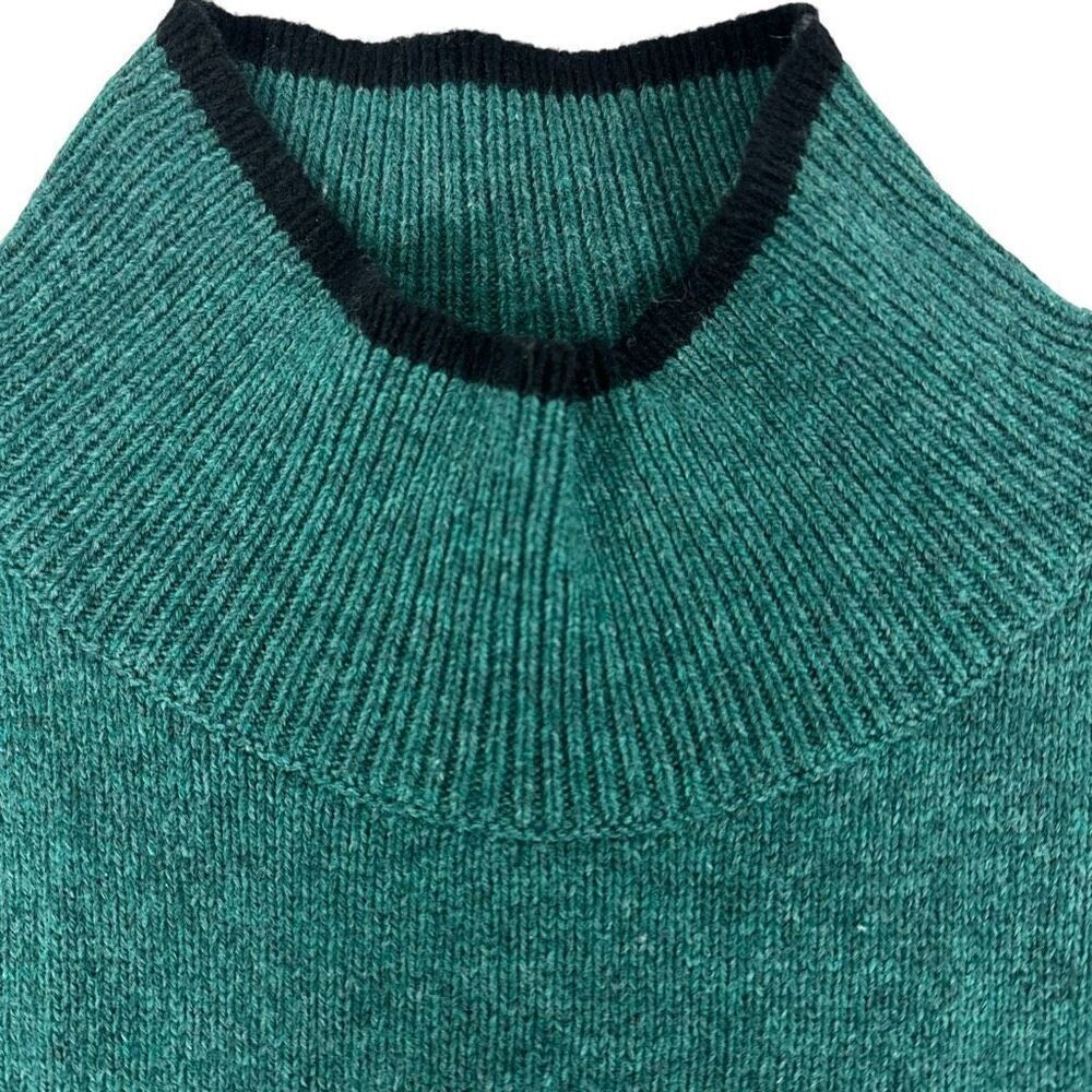 T By Talbots Colorblock Turtleneck Sweater Size M… - image 4